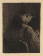 KG 09430
<br/>
Zittend meisje, van achteren gezien
<br/>
<em>Bos, Gerard (1860-1943)</em>